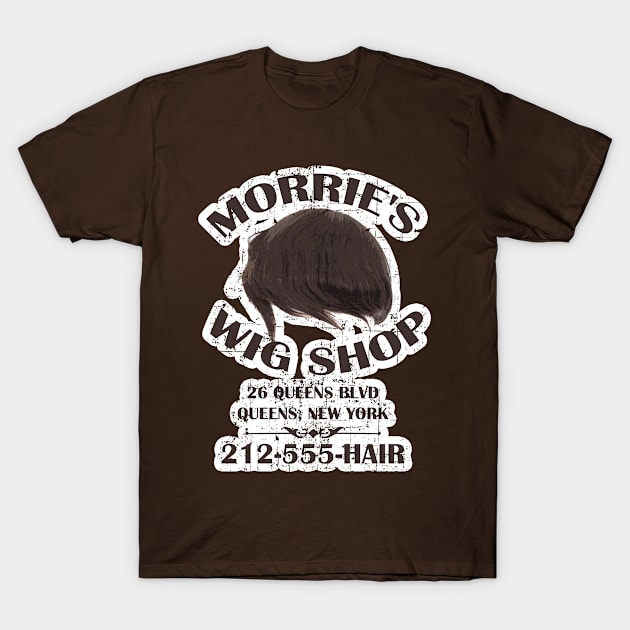 Morrie's Wig Shop, distressed T-Shirt by MonkeyKing